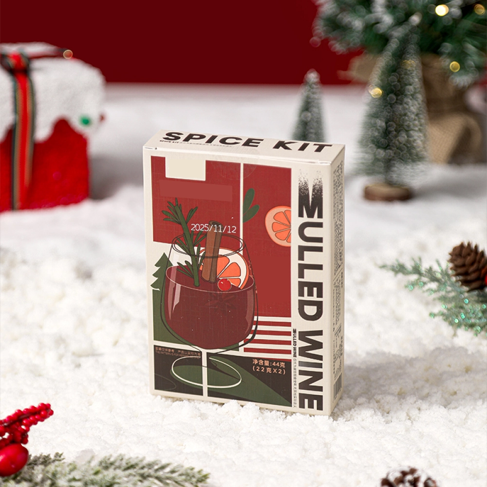 Elegant Happy Holidays Present Box with Best Wishes for Christmas thumbnail 3