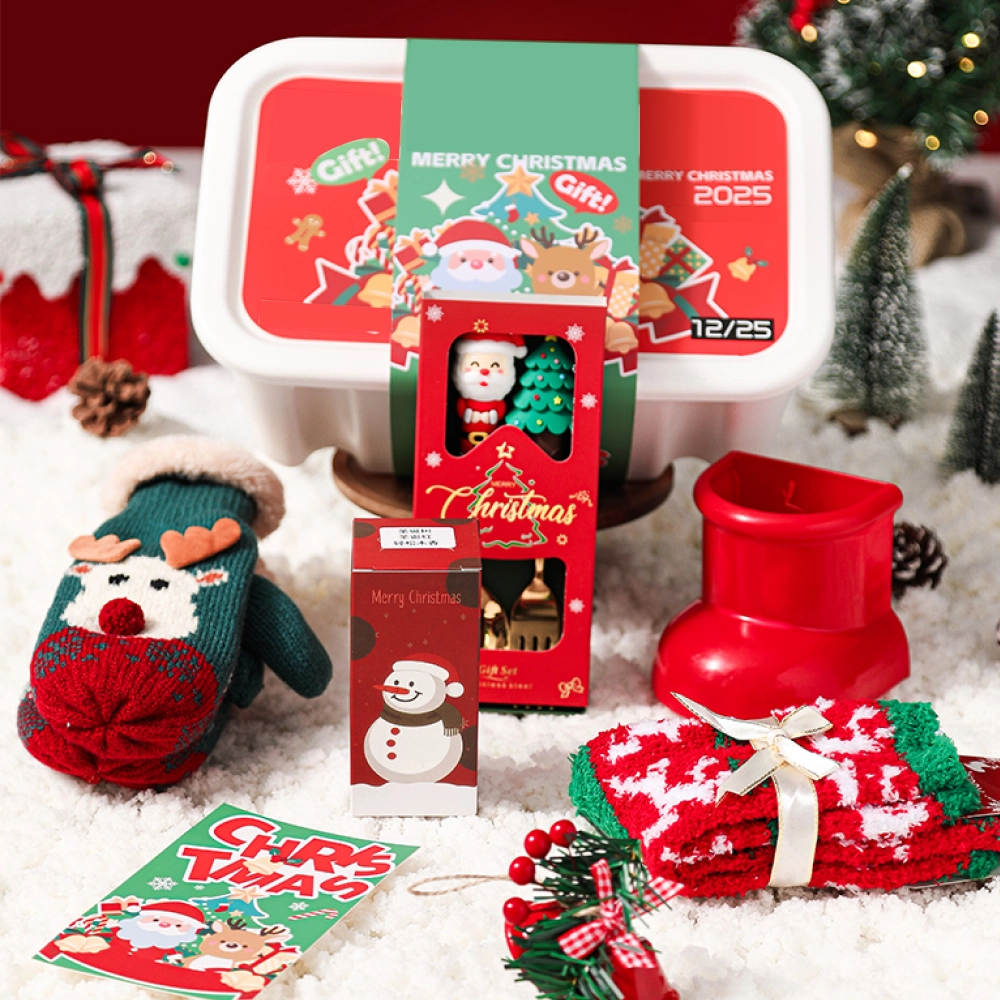 Sophisticated Winter Holiday Present Box for Expressing Christmas Gratitude