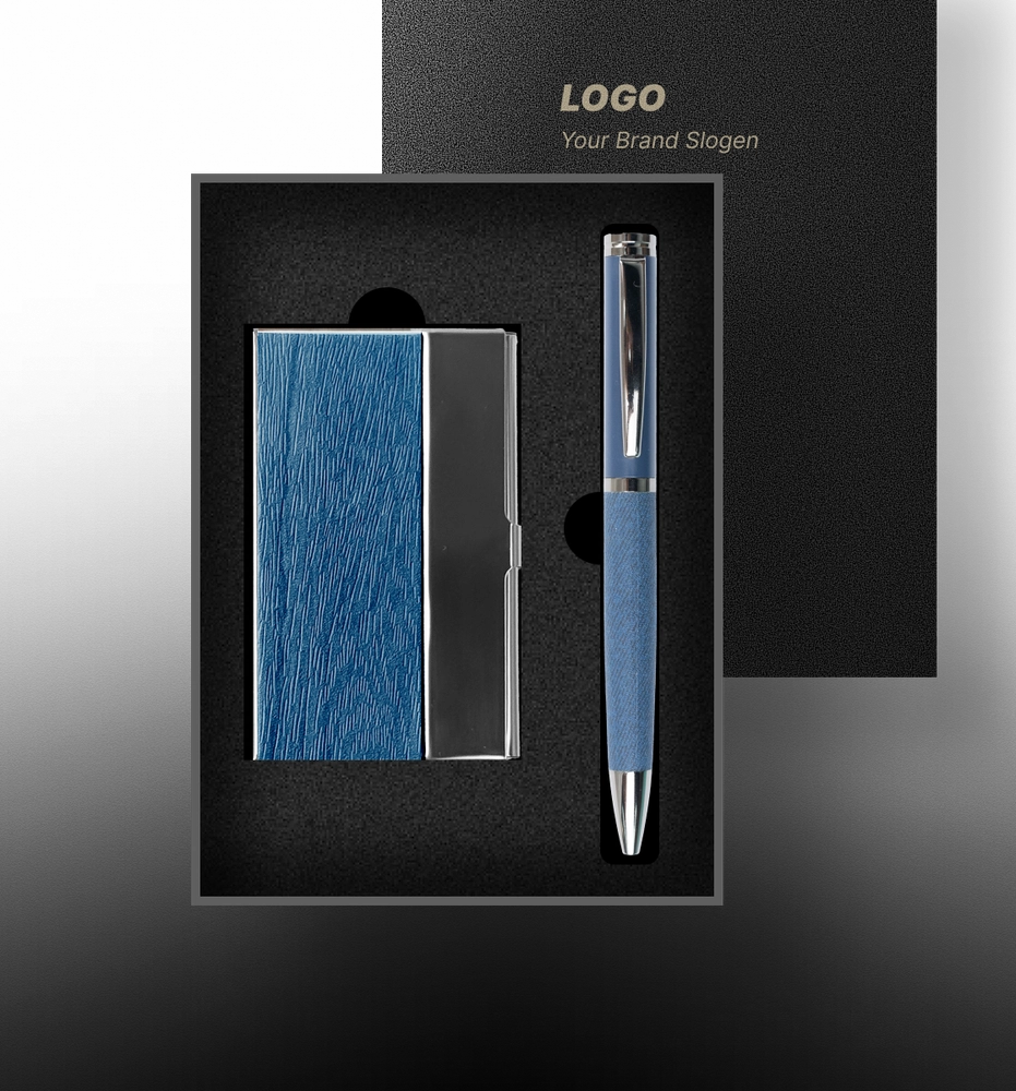 Premium Leather Business Card Holder Gift Box for Corporate Executives thumbnail 4