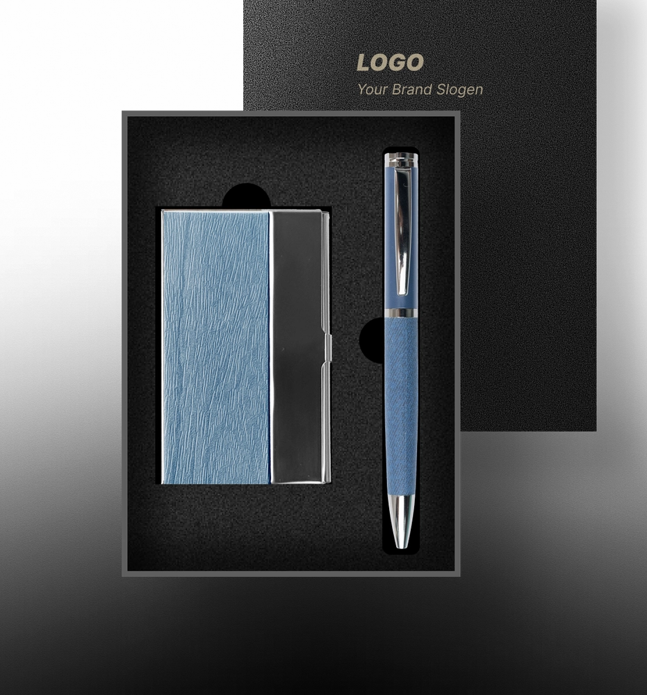 Premium Leather Business Card Holder Gift Box for Corporate Executives thumbnail 5