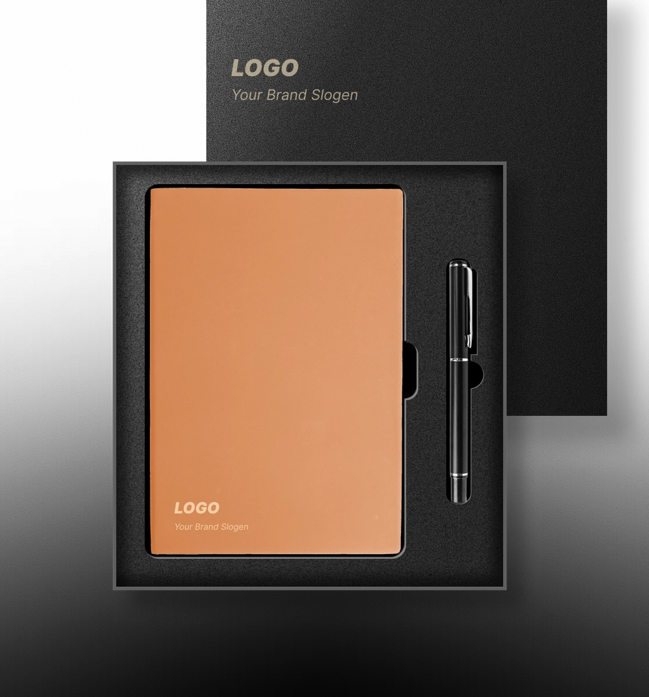 Classic Leather Bound Notebook Gift Set for Office Executives thumbnail 2