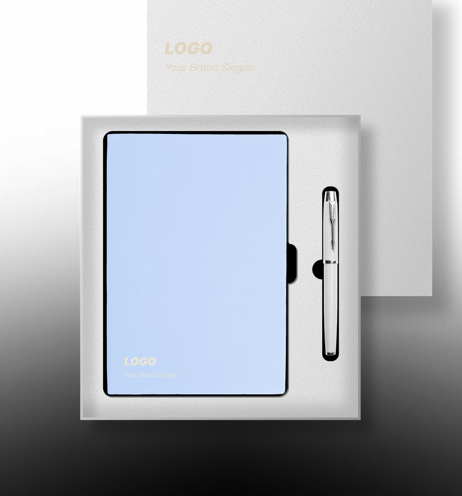 Classic Leather Bound Notebook Gift Set for Office Executives thumbnail 5