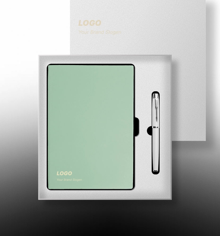 Classic Leather Bound Notebook Gift Set for Office Executives thumbnail 6