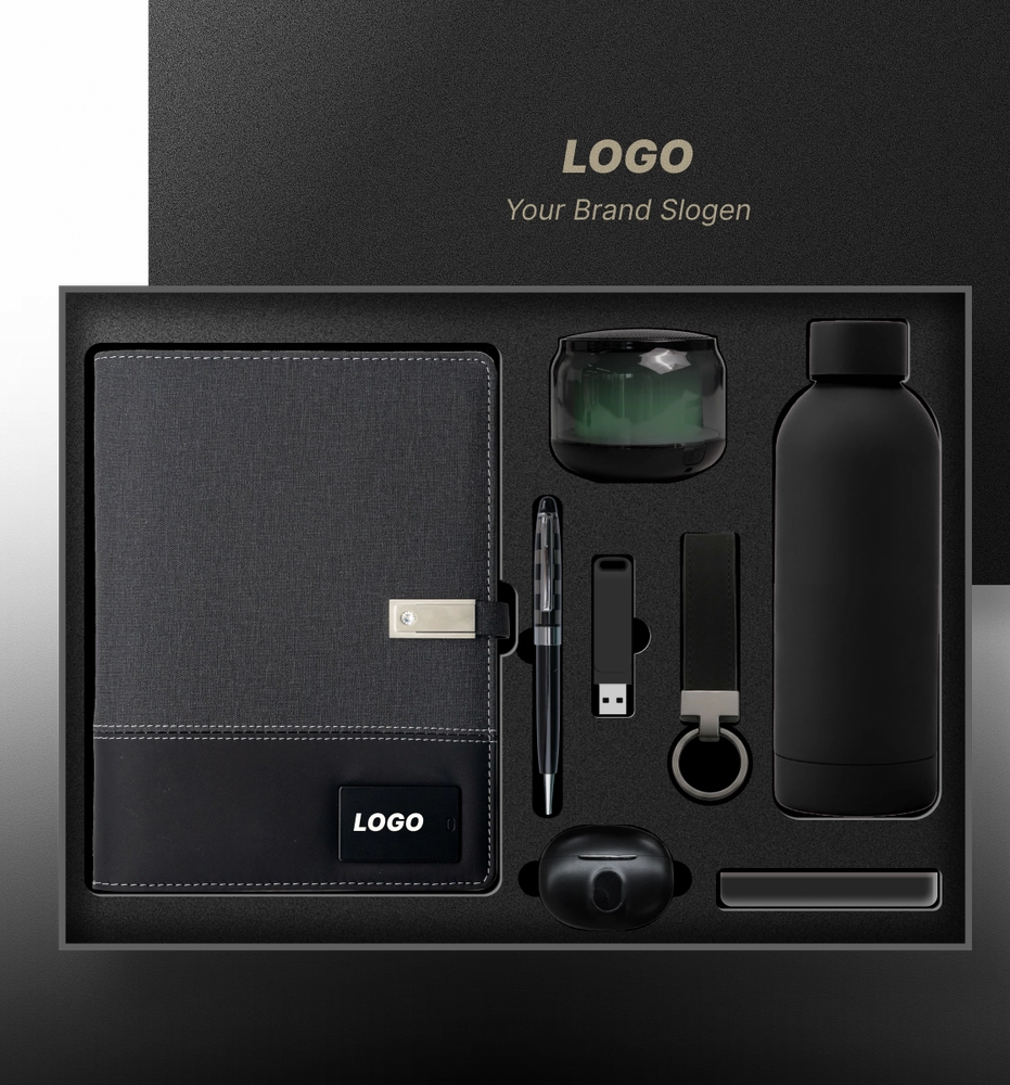 Ultimate Executive Wireless Charging Notebook Gift Set with Premium Presentation Box