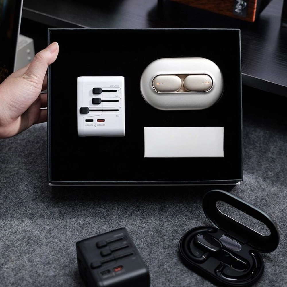 Metallic Gravity Desktop Sculpture Functional Art Piece Executive Corporate Gift