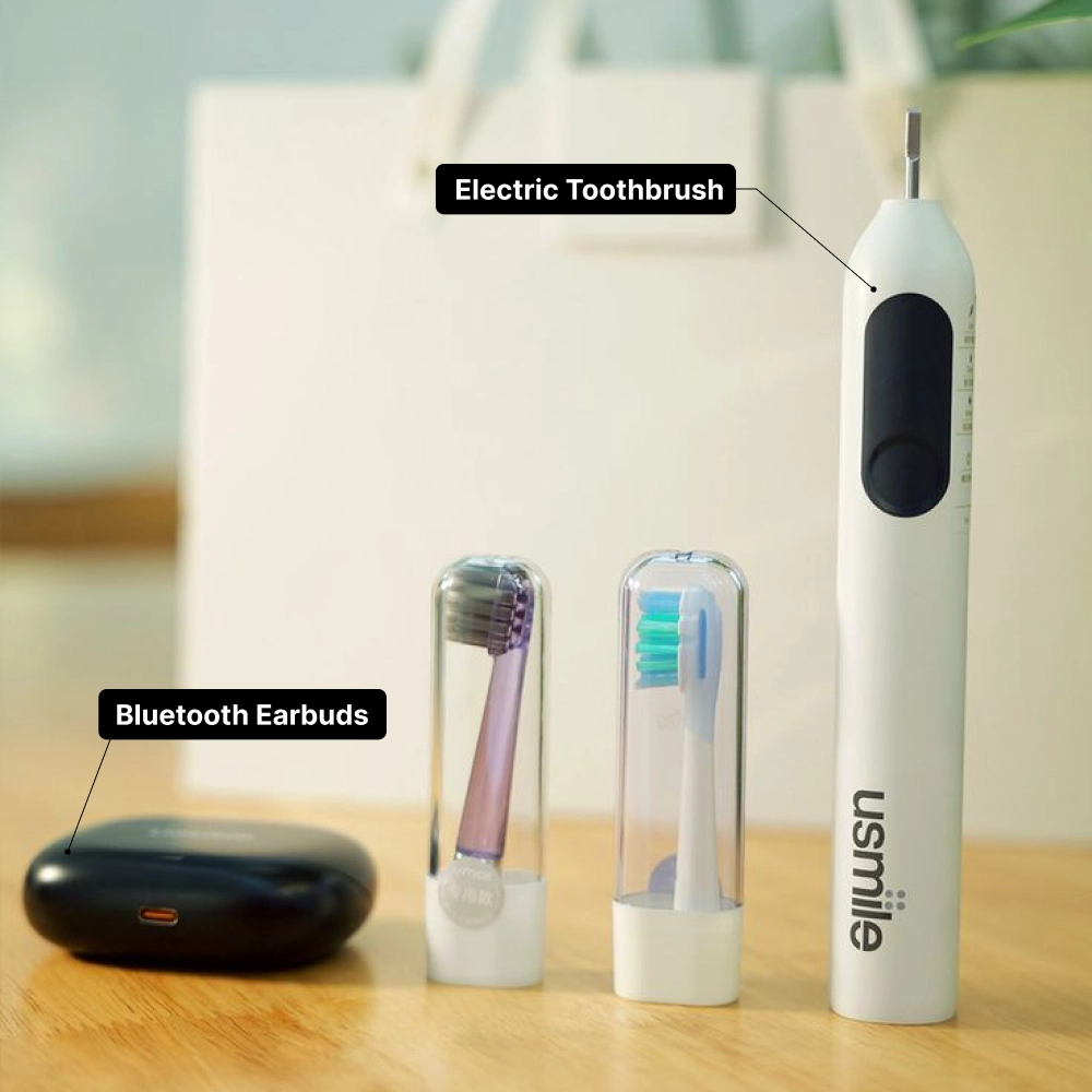 Executive Grooming Essentials With Electric Toothbrush Professional Branding Corporate Gift