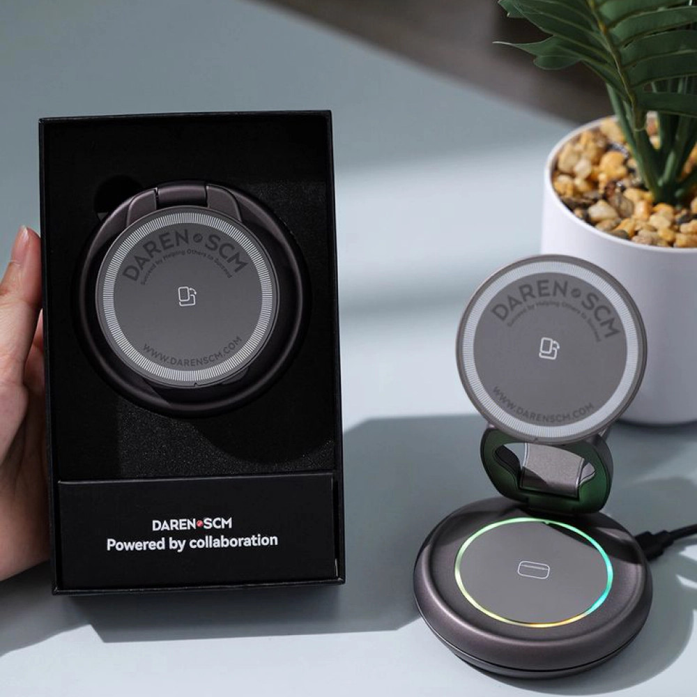 Wireless Charging Stand And Desktop Power Professional Branding Corporate Gift