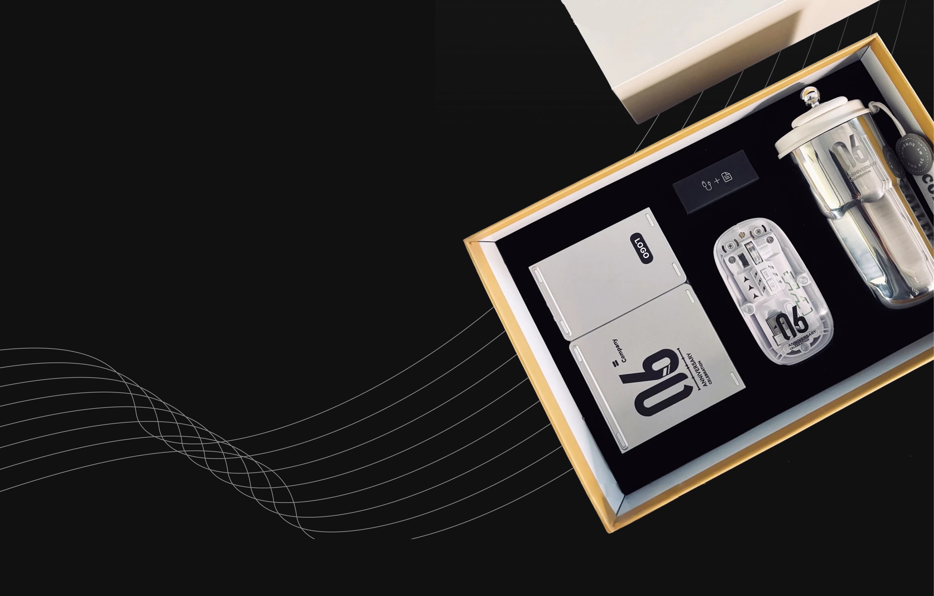 Custom tech gift sets and corporate tech gift boxes