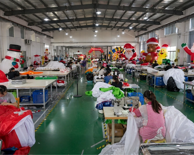 The turning point — Inflatables / Sewing Floor