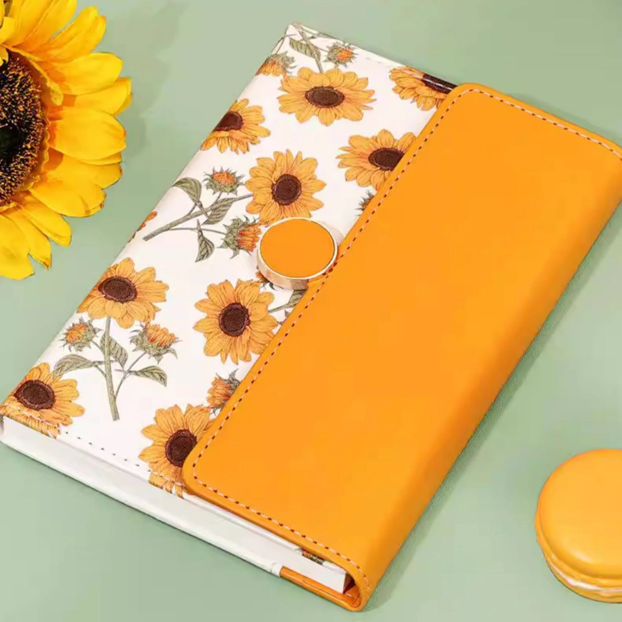 PU Leather Tri-Fold Notebook, B6, 128 Sheets thumbnail 4
