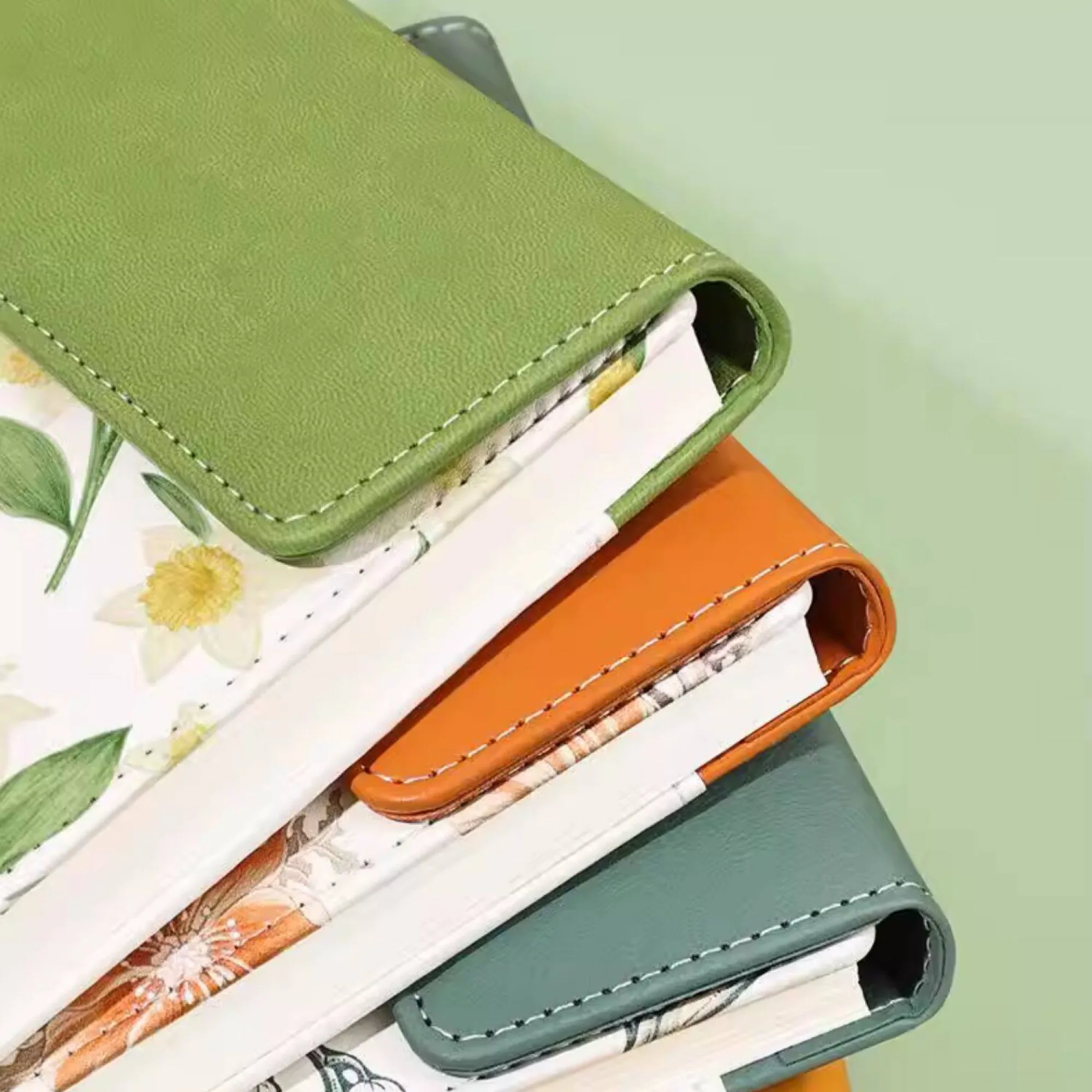 PU Leather Tri-Fold Notebook, B6, 128 Sheets thumbnail 2