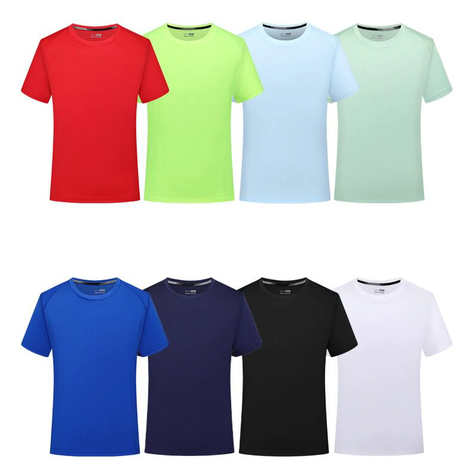 Ice Silk Quick-Dry Crew Neck Short Sleeve T-Shirt thumbnail 3