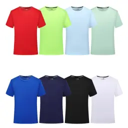 Ice Silk Quick-Dry Crew Neck Short Sleeve T-Shirt thumbnail 3