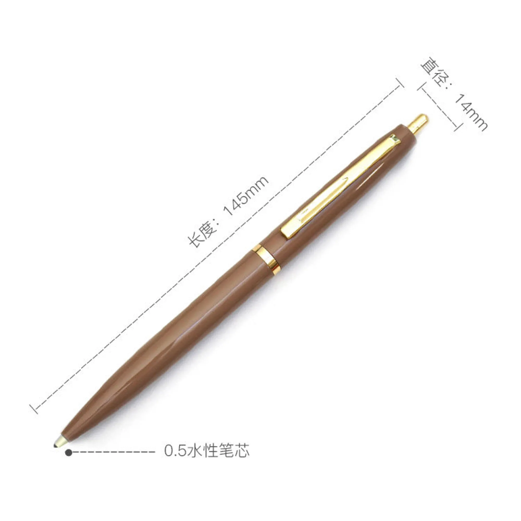 Metal Press-Action Rollerball Pen 0.5mm thumbnail 5