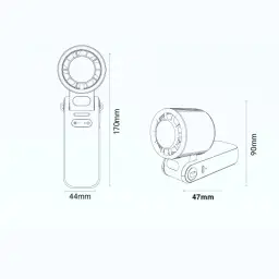 Portable 3-in-1 Cooling Fan with Semiconductor Cooling, Pro and Ultra Models thumbnail 5