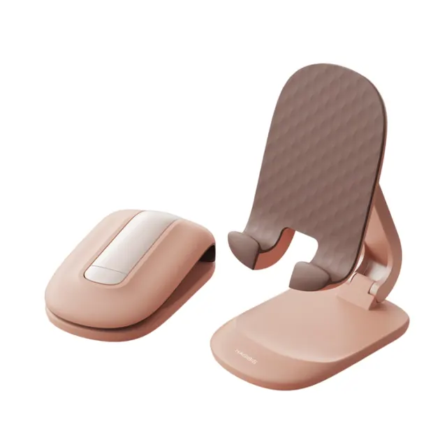 Foldable Desktop Phone Stand with Adjustable Height and Angle