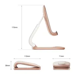Foldable Desktop Phone Stand with Adjustable Height and Angle thumbnail 9
