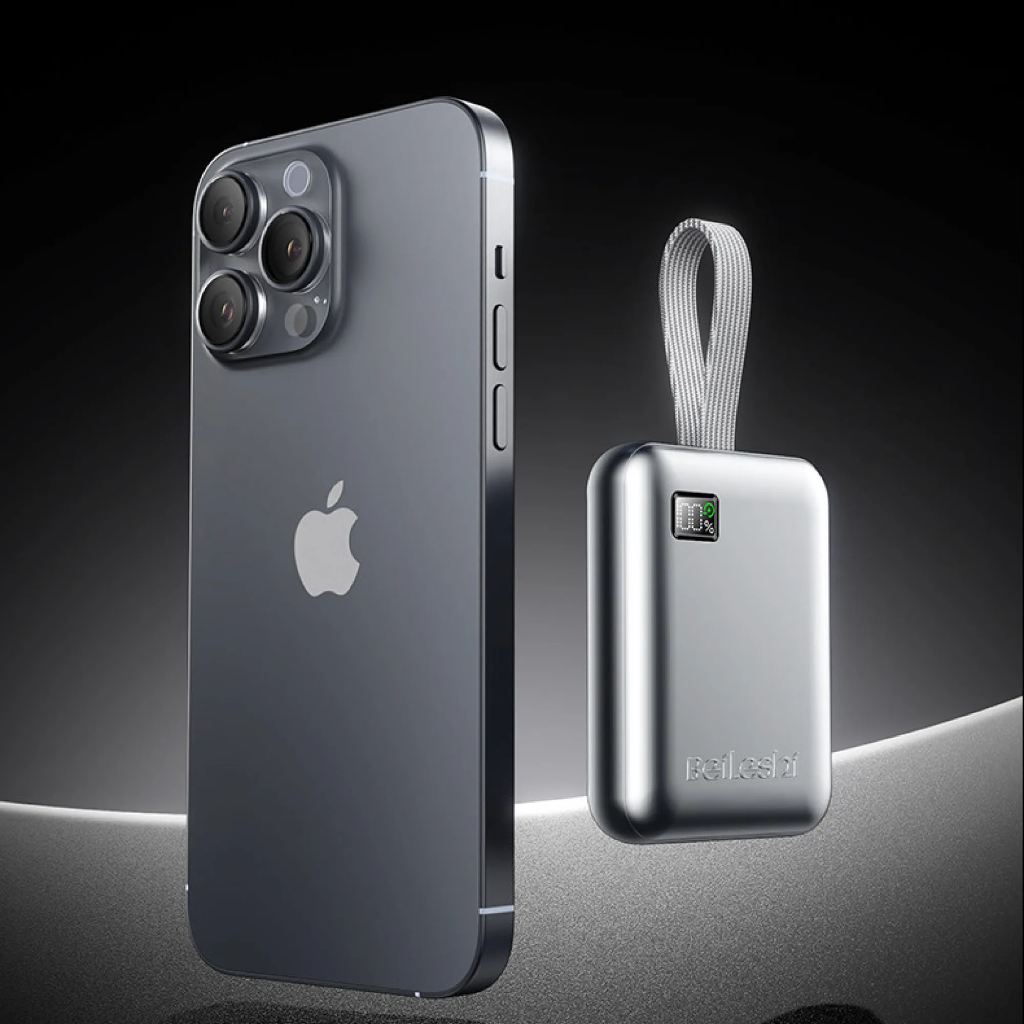 Power Bank with Built-in Fast Charging Cable thumbnail 2