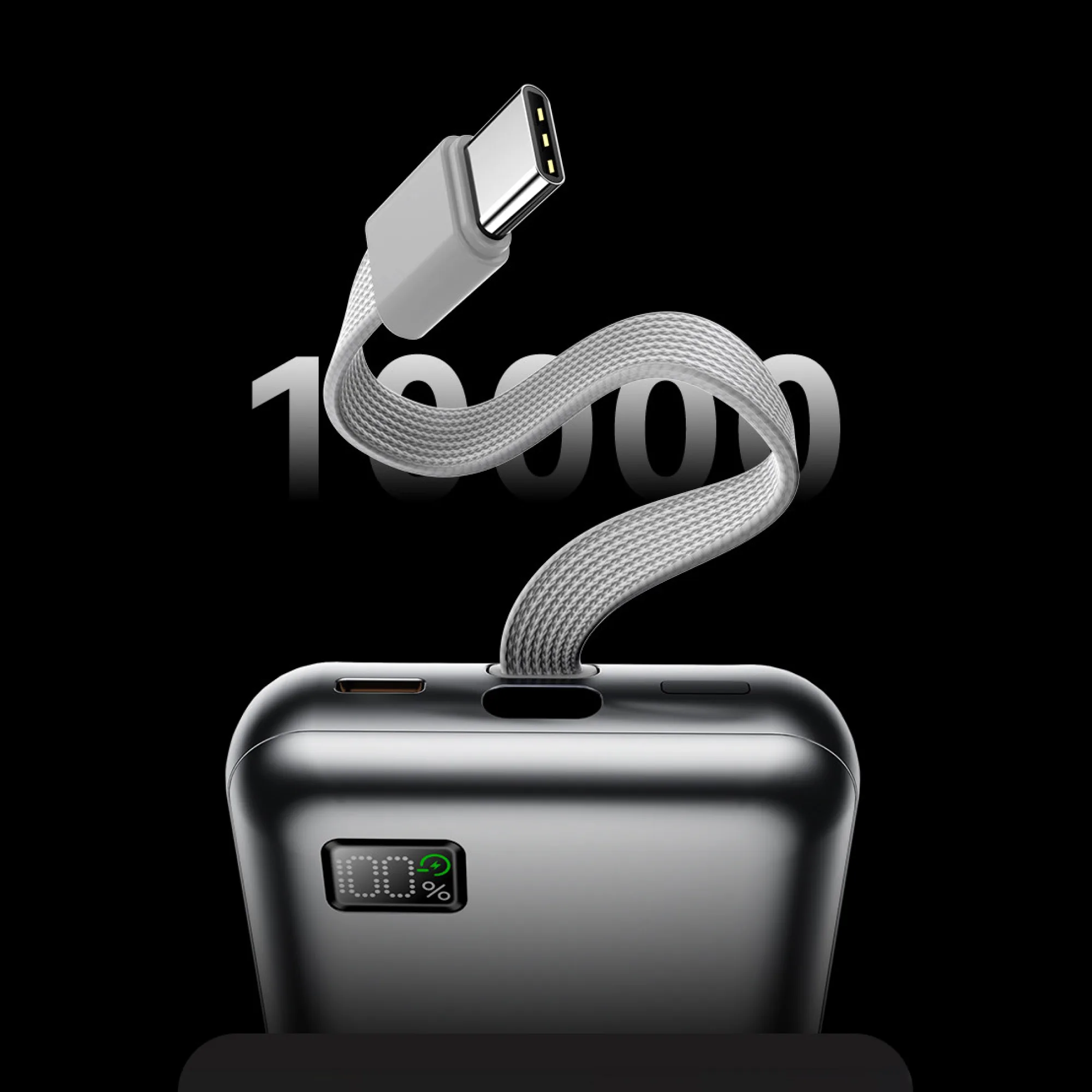 Power Bank with Built-in Fast Charging Cable thumbnail 5
