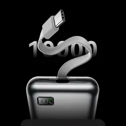 Power Bank with Built-in Fast Charging Cable thumbnail 5