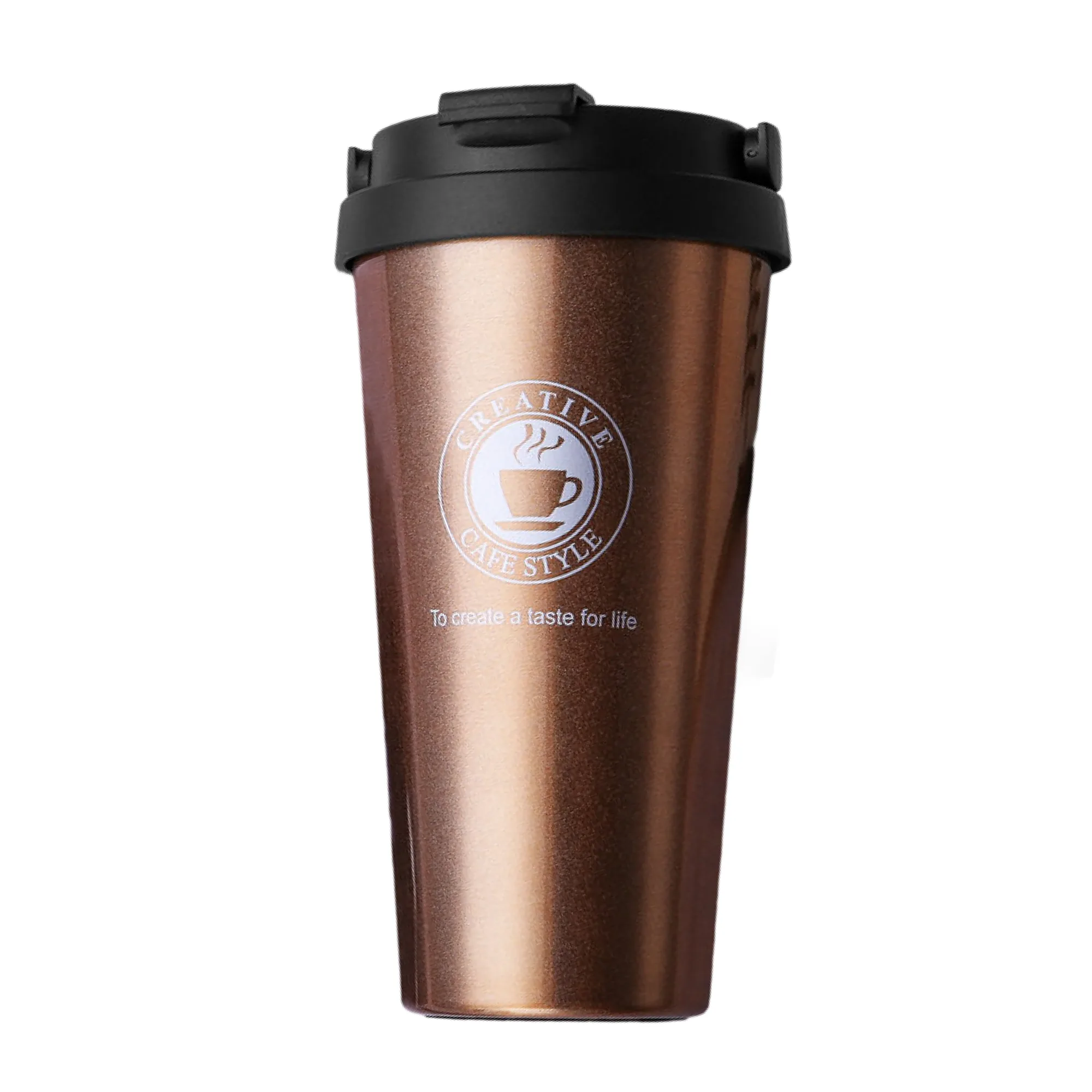 Insulated Coffee Cup with Lid, 500 ml, Stainless Steel Inner Liner thumbnail 11