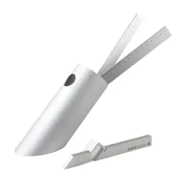 White Design Slanted Insertion Pen Holder in Aluminum Alloy thumbnail 3