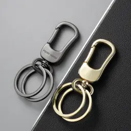 Zinc Alloy Keychain with Double Rings and Hook thumbnail 6