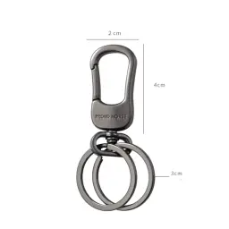 Zinc Alloy Keychain with Double Rings and Hook thumbnail 7