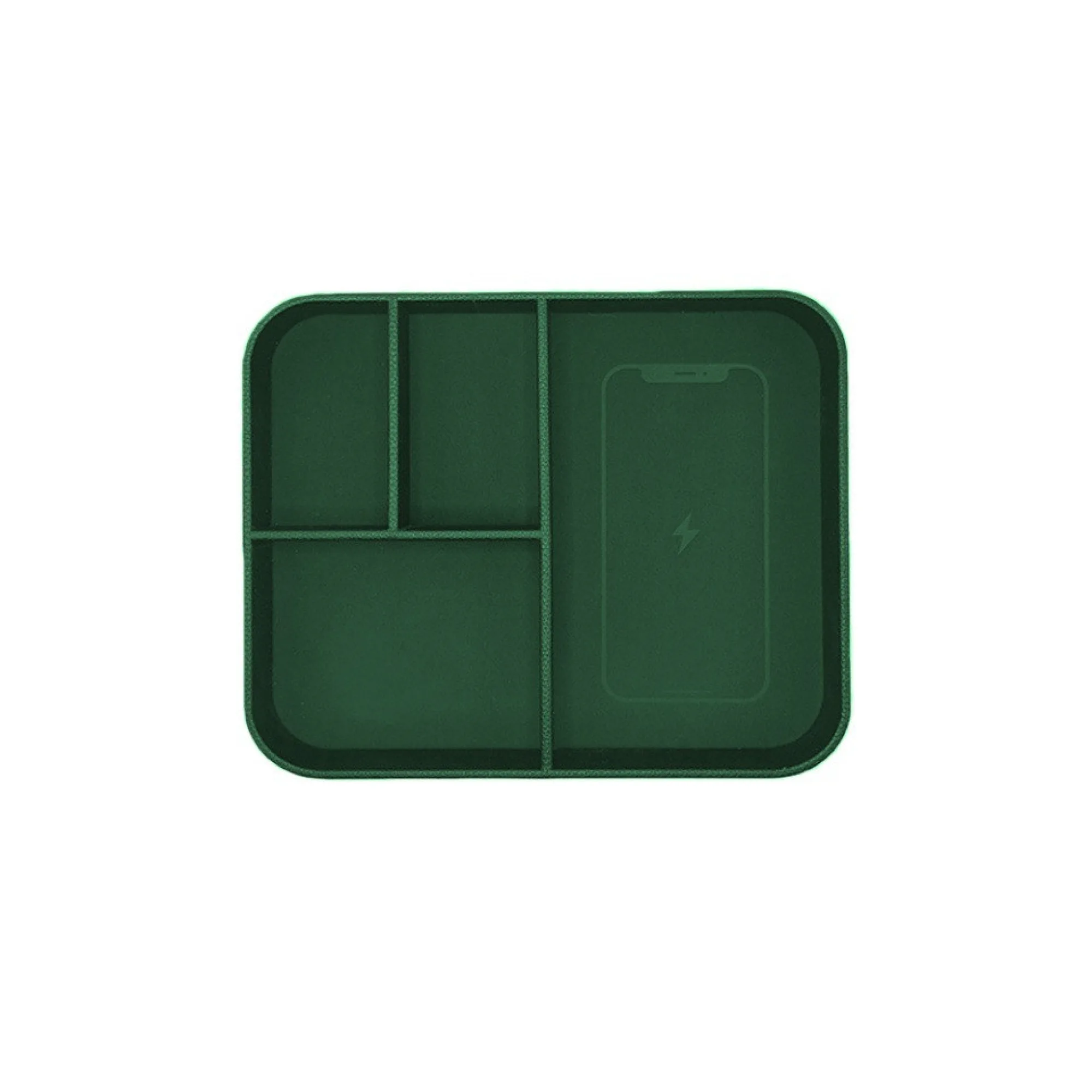 15W Wireless Charging Storage Tray with Organizer Compartments thumbnail 8