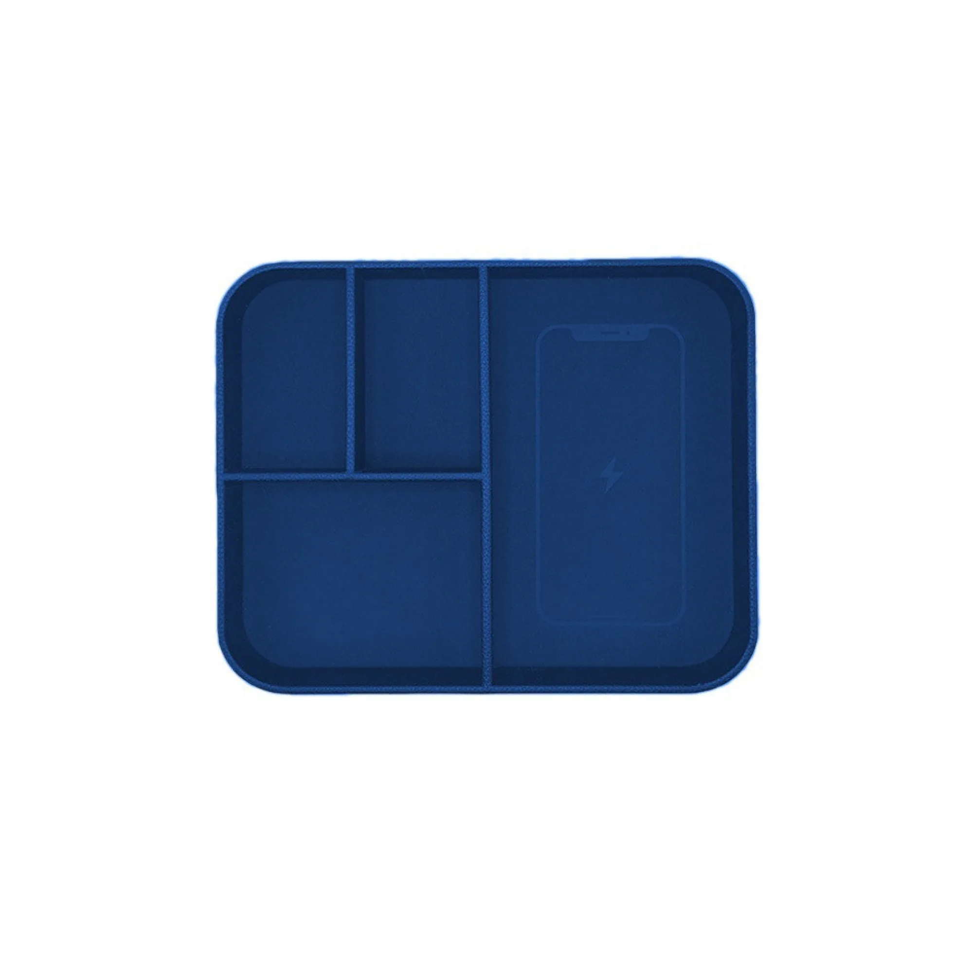 15W Wireless Charging Storage Tray with Organizer Compartments thumbnail 9