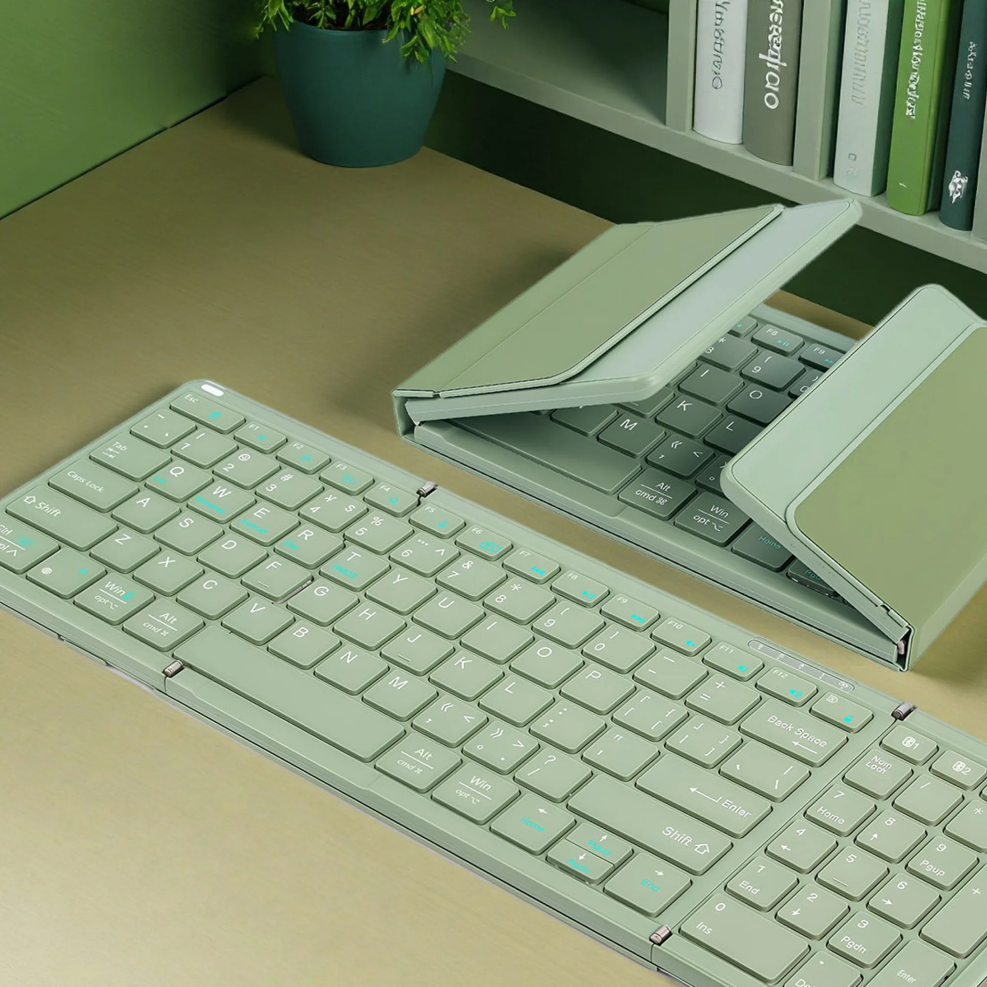 Foldable Wireless Keyboard with Full-Size Numeric Keypad thumbnail 8
