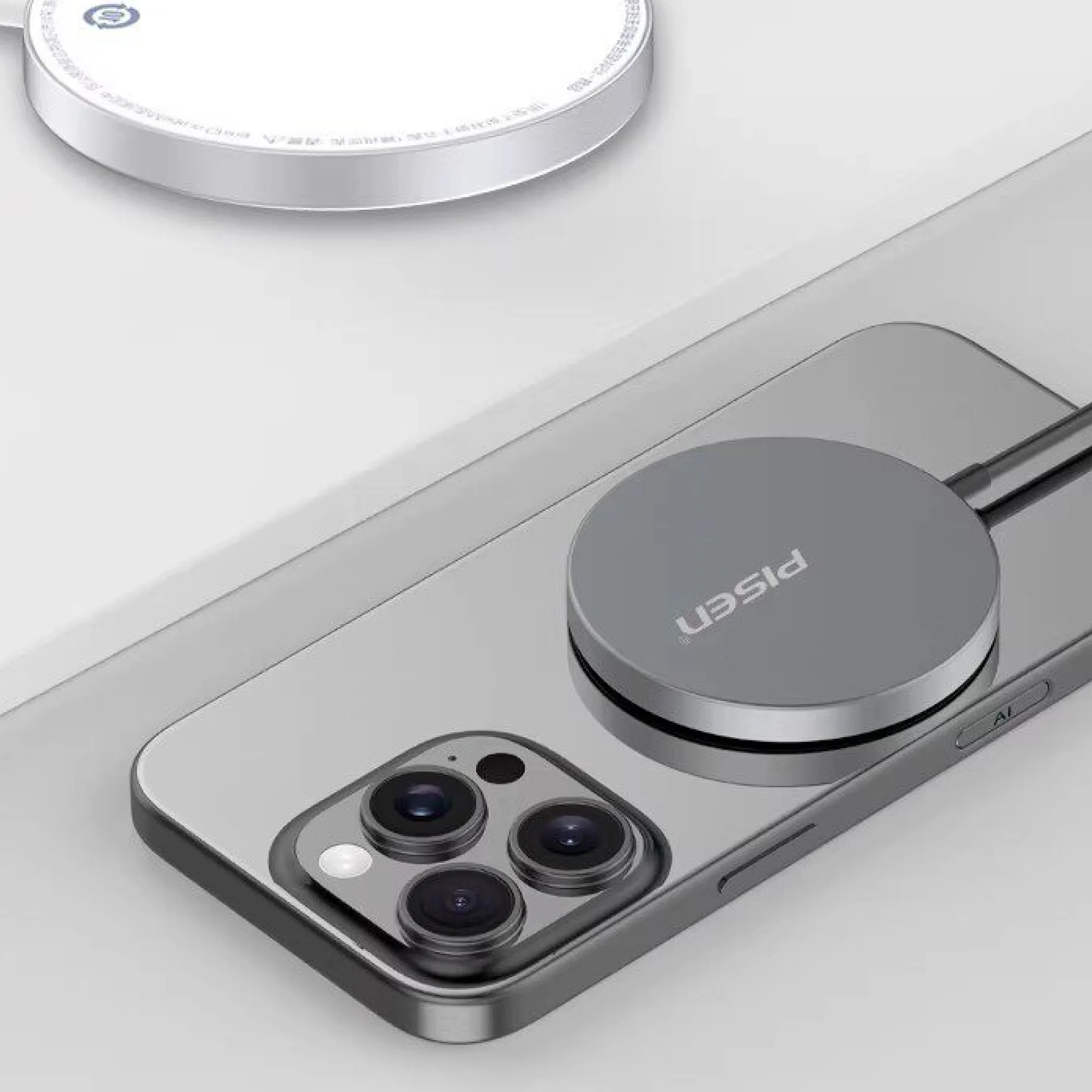 Pisen 15W Magnetic Wireless Charger for iPhone 12-17