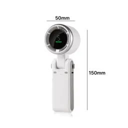 Portable Handheld Fan with Neck Strap, Foldable, USB Rechargeable thumbnail 7