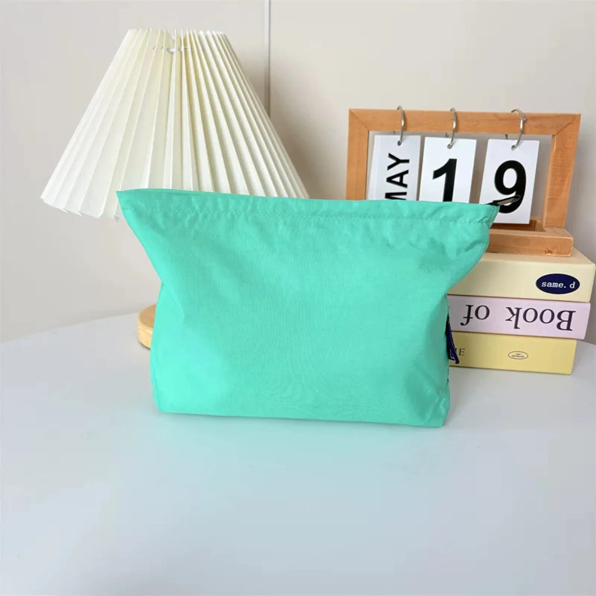 Nylon Waterproof Cosmetic Bag with Zipper Closure thumbnail 11