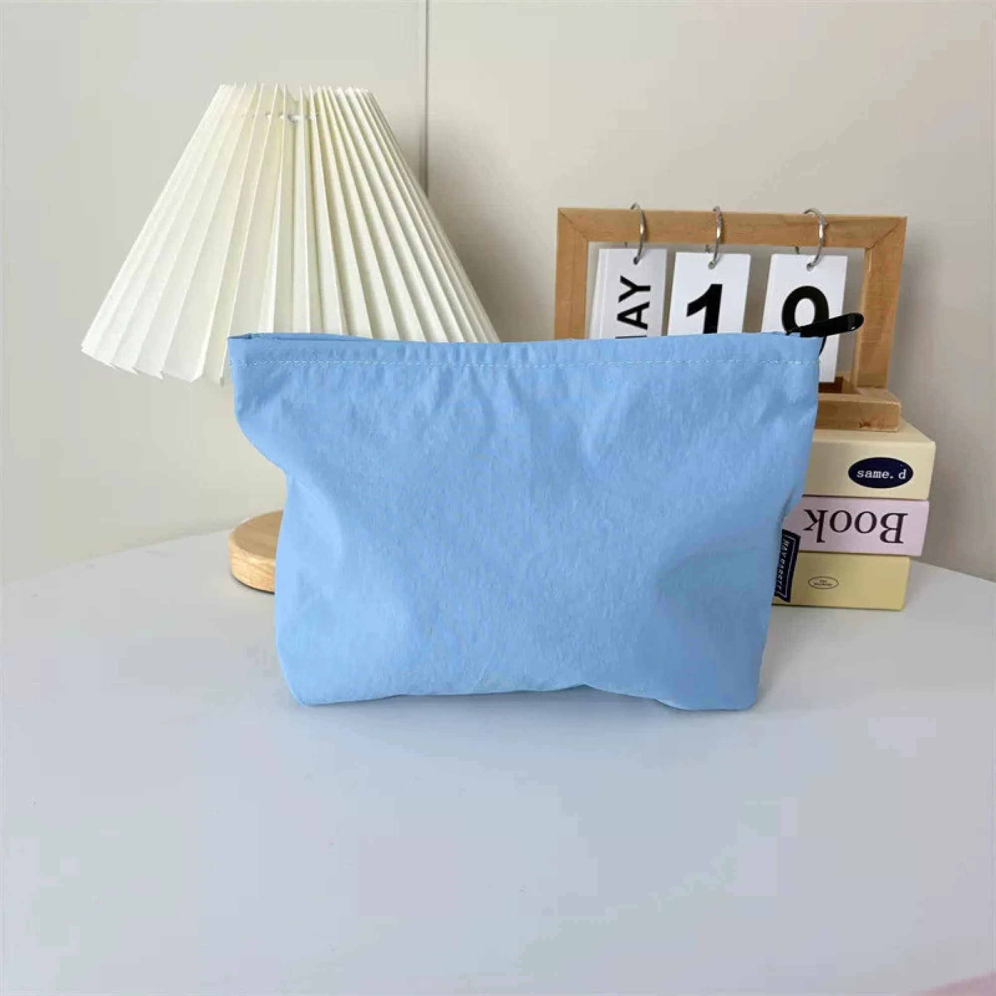 Nylon Waterproof Cosmetic Bag with Zipper Closure thumbnail 19