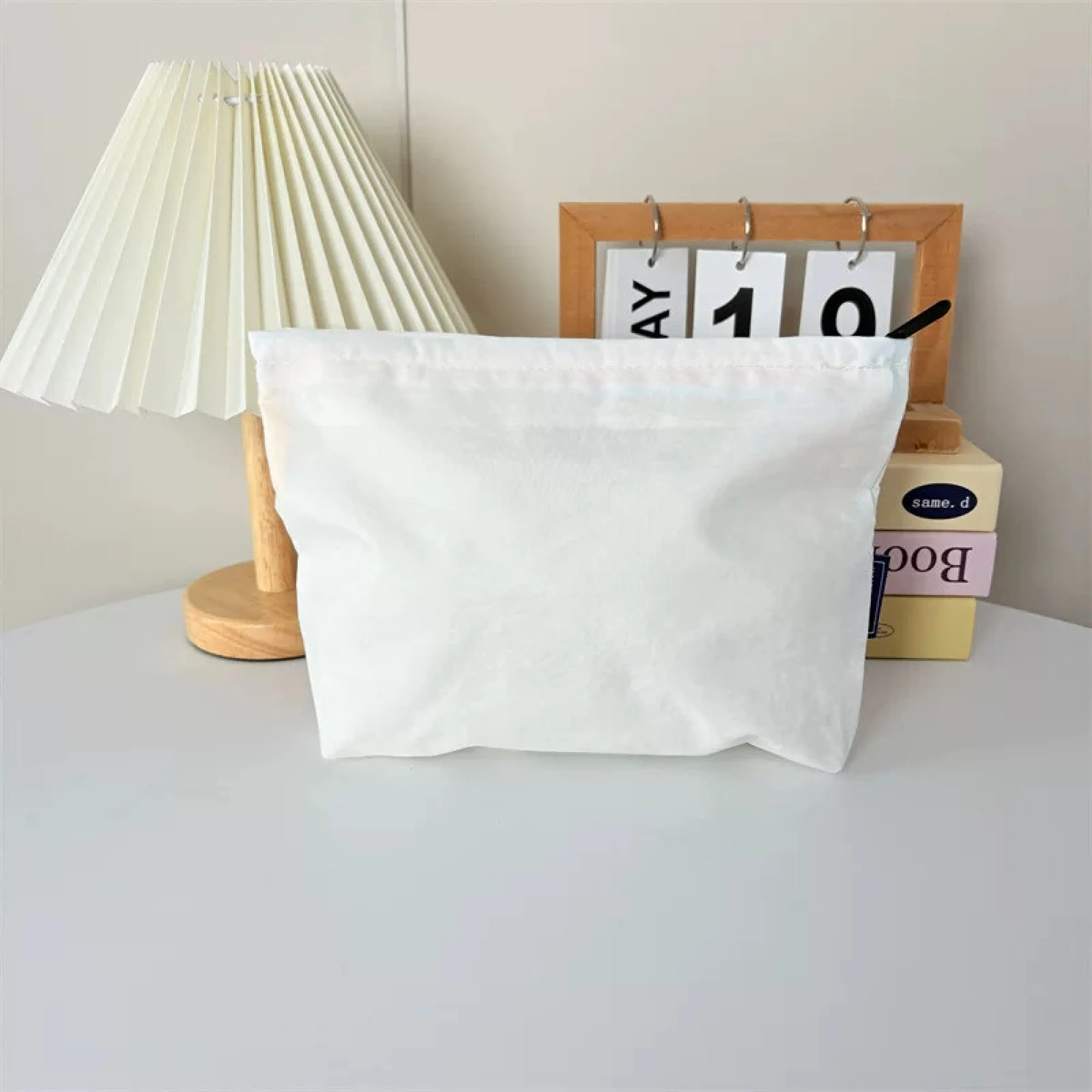 Nylon Waterproof Cosmetic Bag with Zipper Closure thumbnail 14