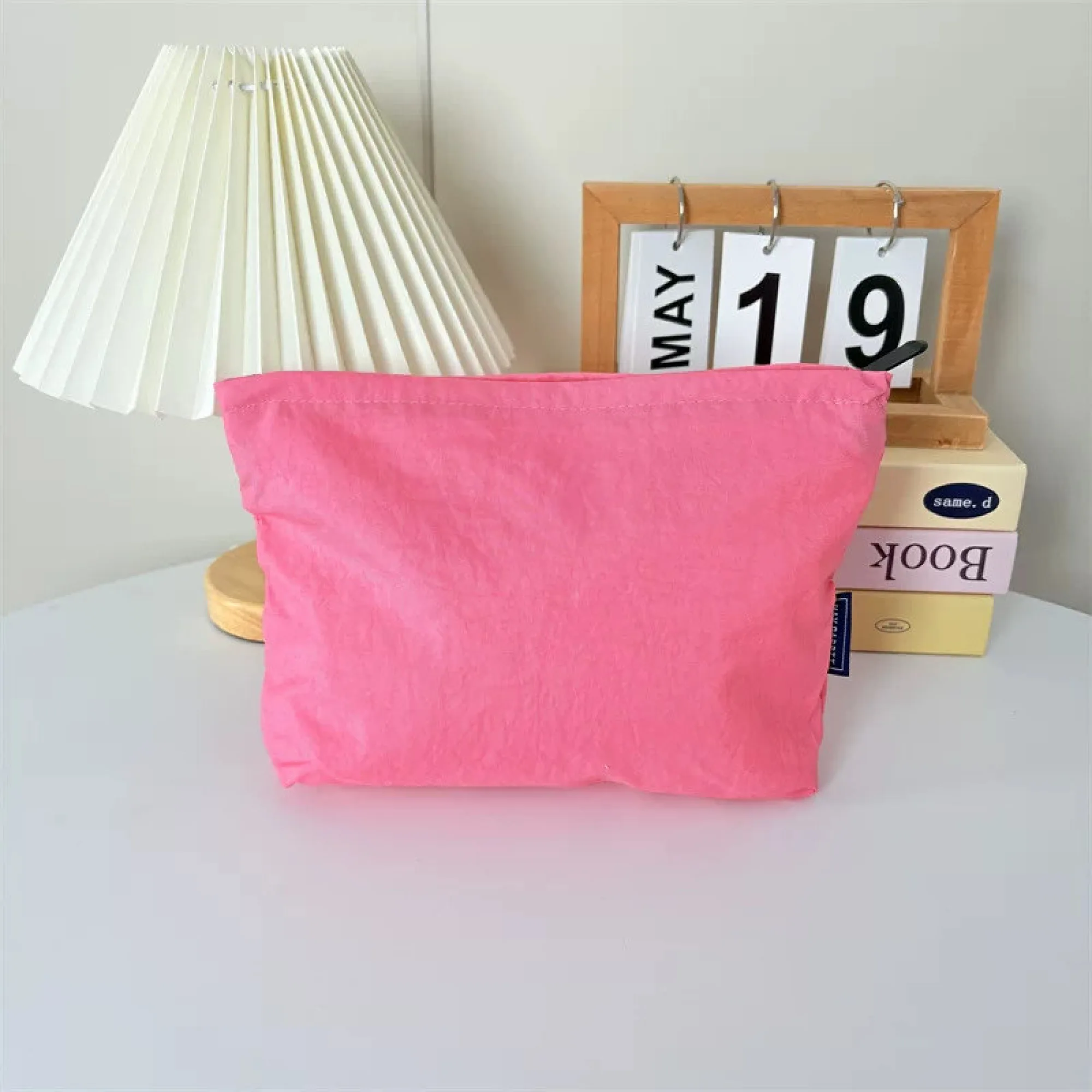 Nylon Waterproof Cosmetic Bag with Zipper Closure thumbnail 9