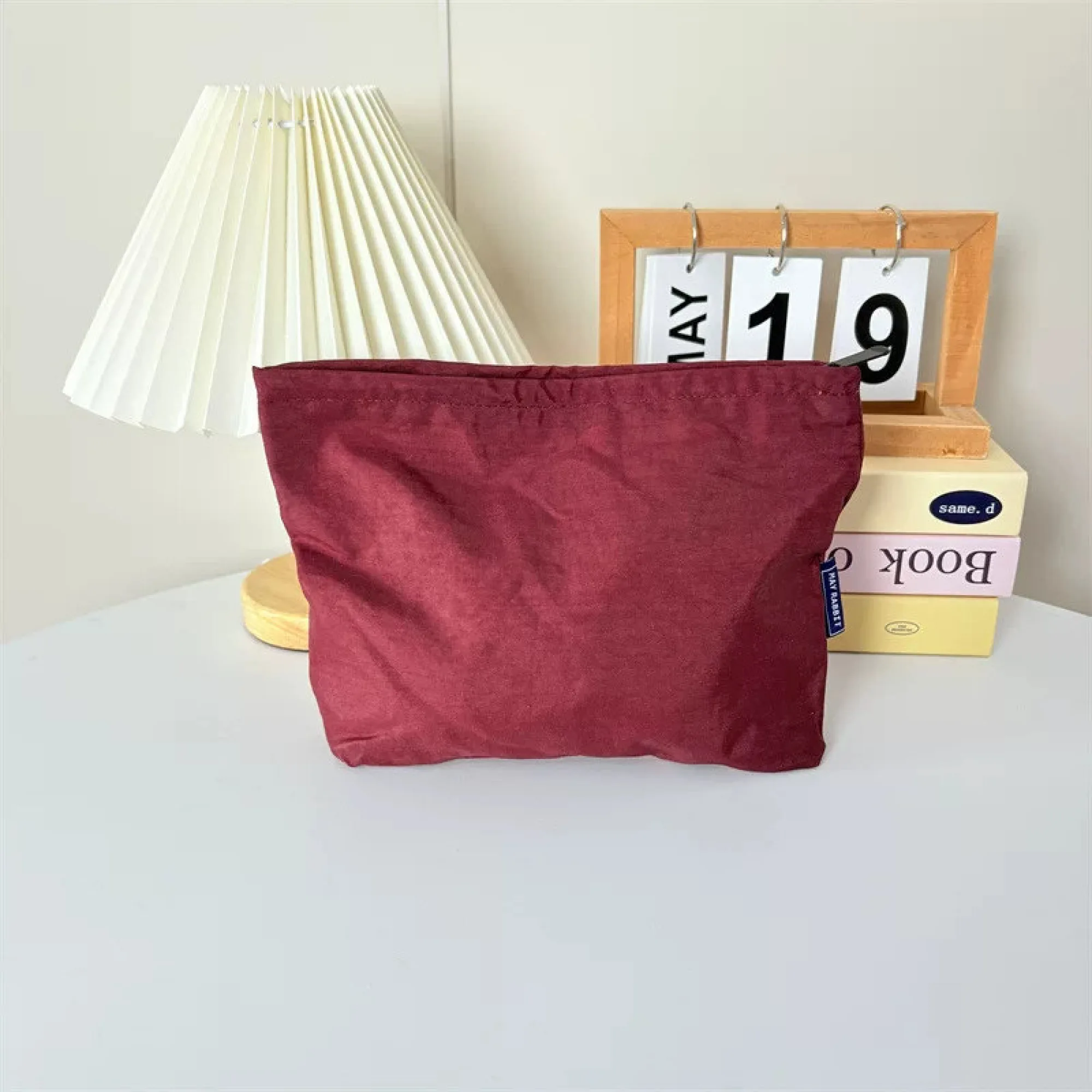 Nylon Waterproof Cosmetic Bag with Zipper Closure thumbnail 10