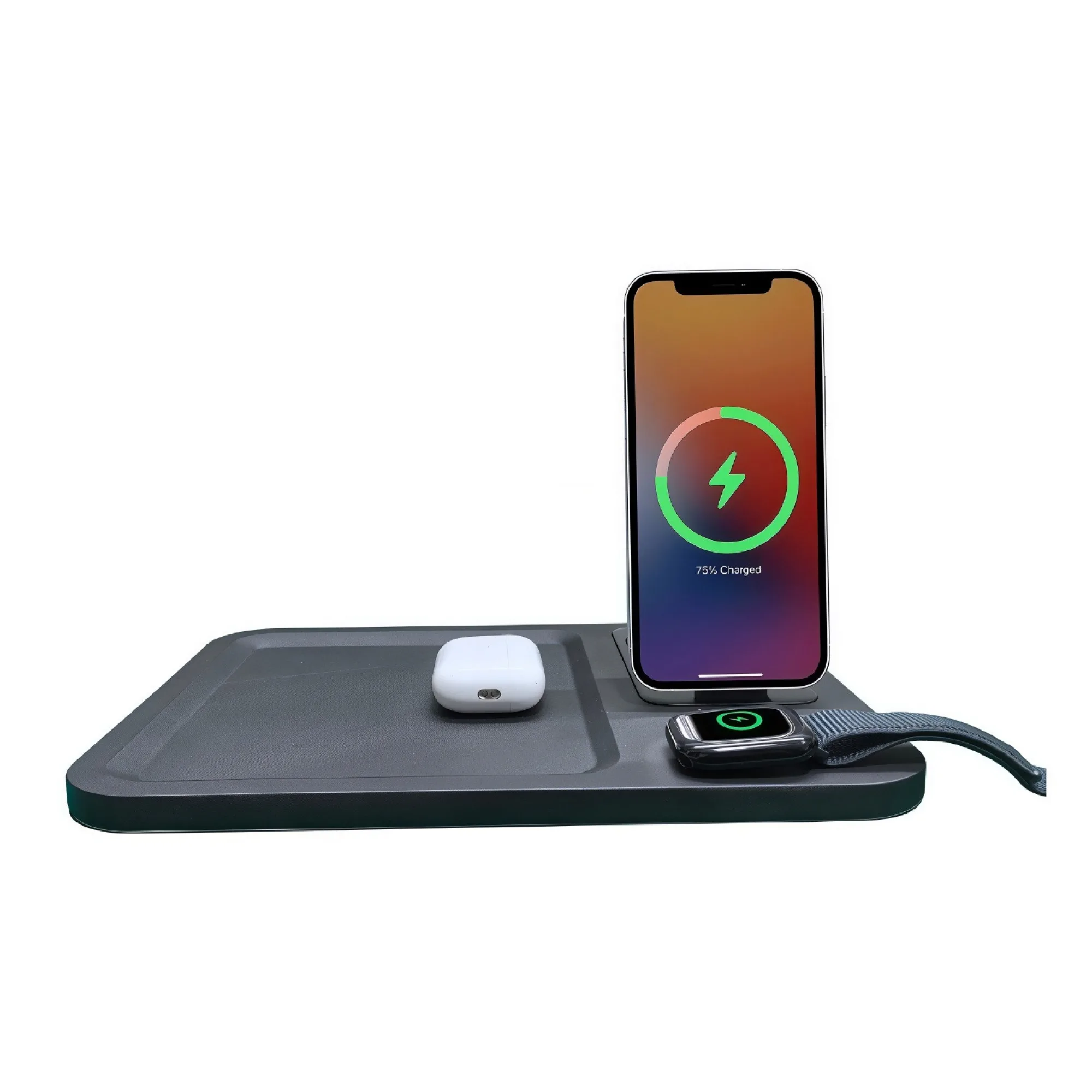15W Wireless Charging Tray with Phone Stand