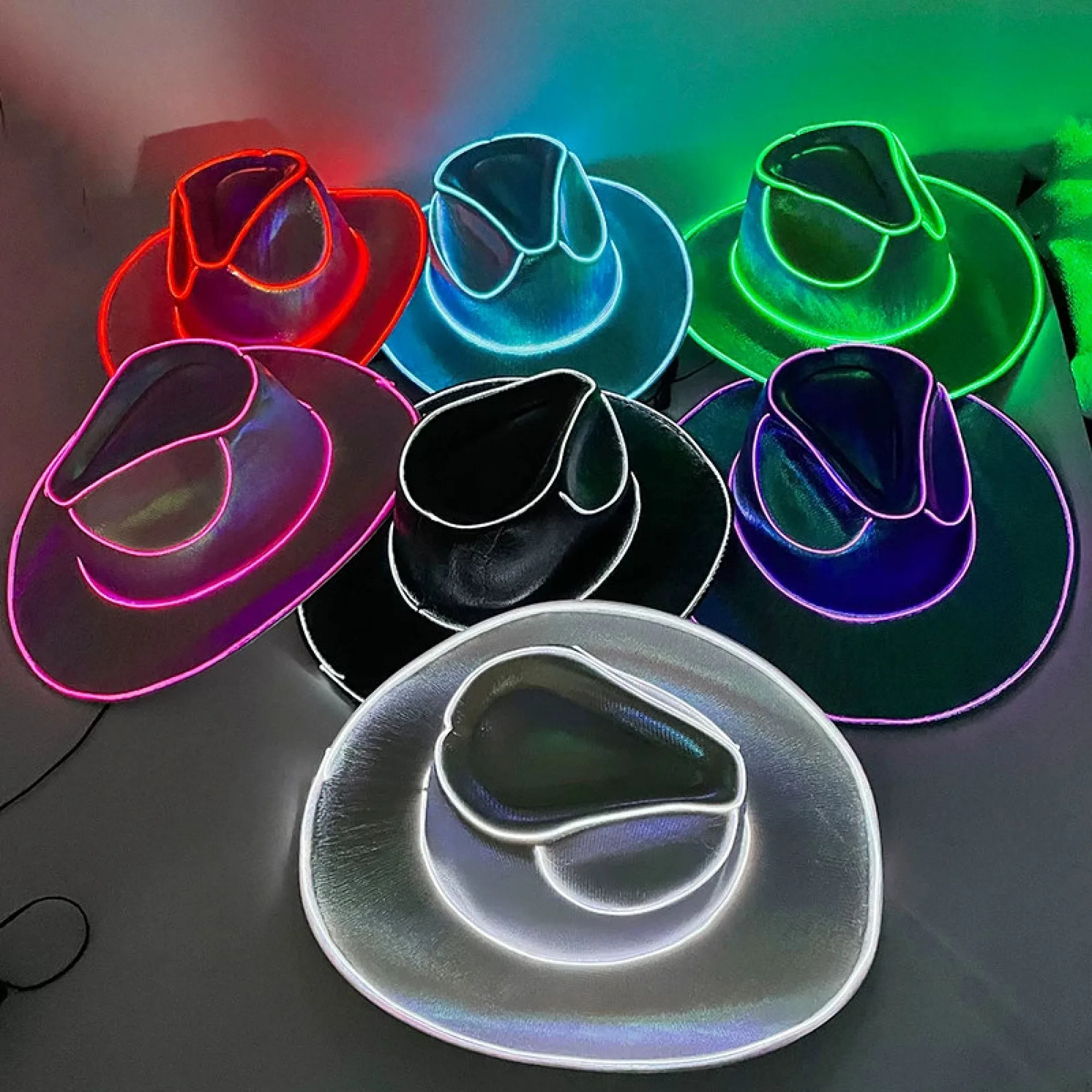LED Luminous Cowboy Hat thumbnail 6