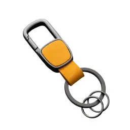Men's Waist-Hanging Keychain Pendant with Cowhide Strap and Metal Hook thumbnail 11