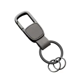 Men's Waist-Hanging Keychain Pendant with Cowhide Strap and Metal Hook thumbnail 8