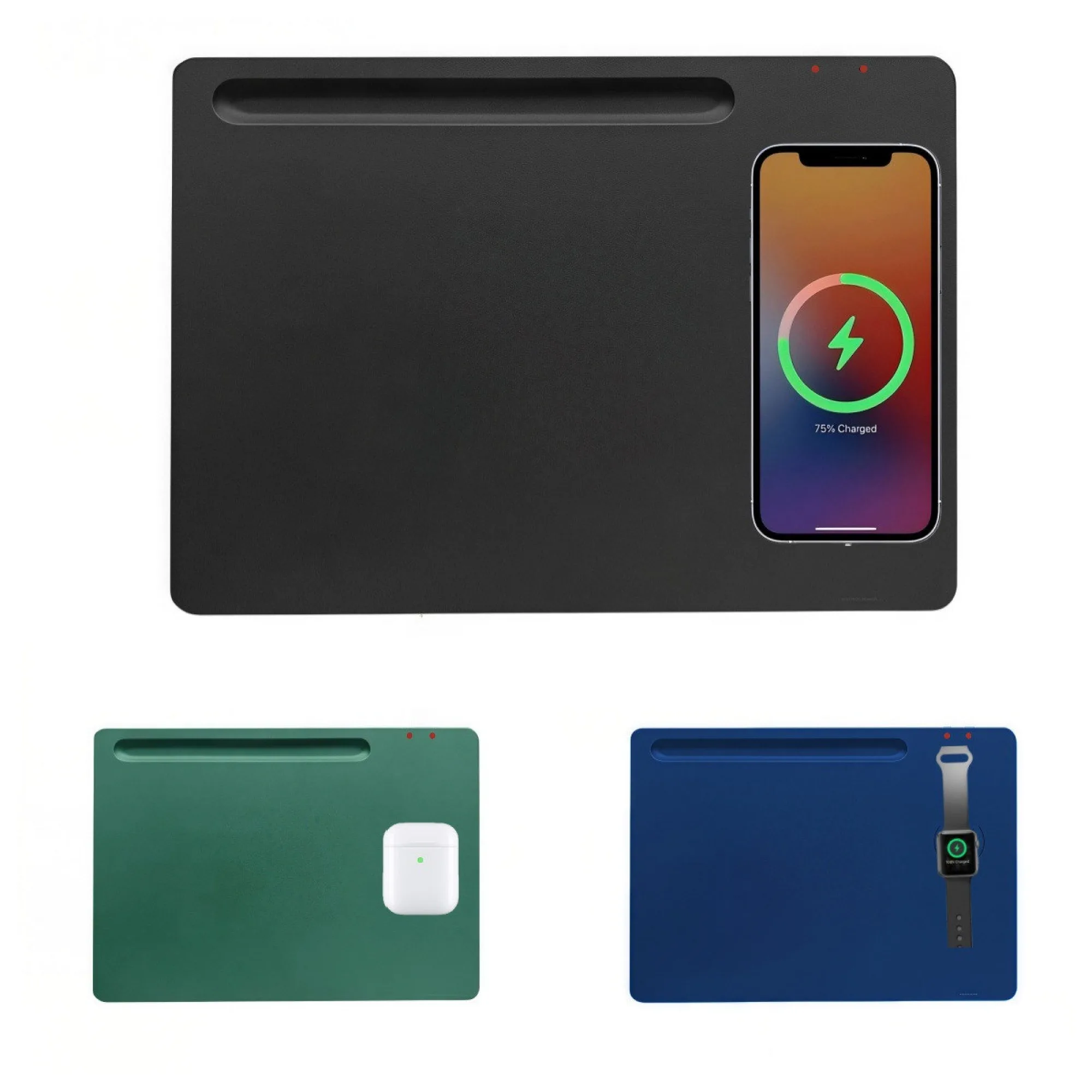 15W Wireless Charging Mouse Pad with Type-C Port and Pen Slot thumbnail 5