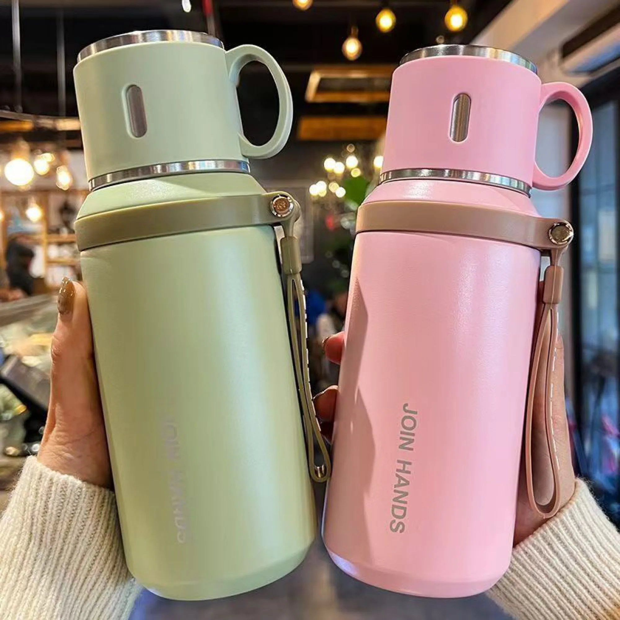 316 Stainless Steel Insulated Travel Mug with Tea Infuser thumbnail 4