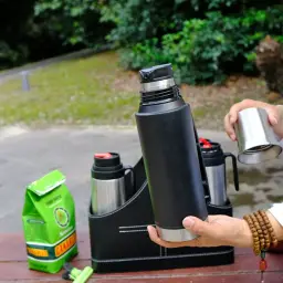 1L Stainless Steel Yerba Mate Thermos with Spout thumbnail 2