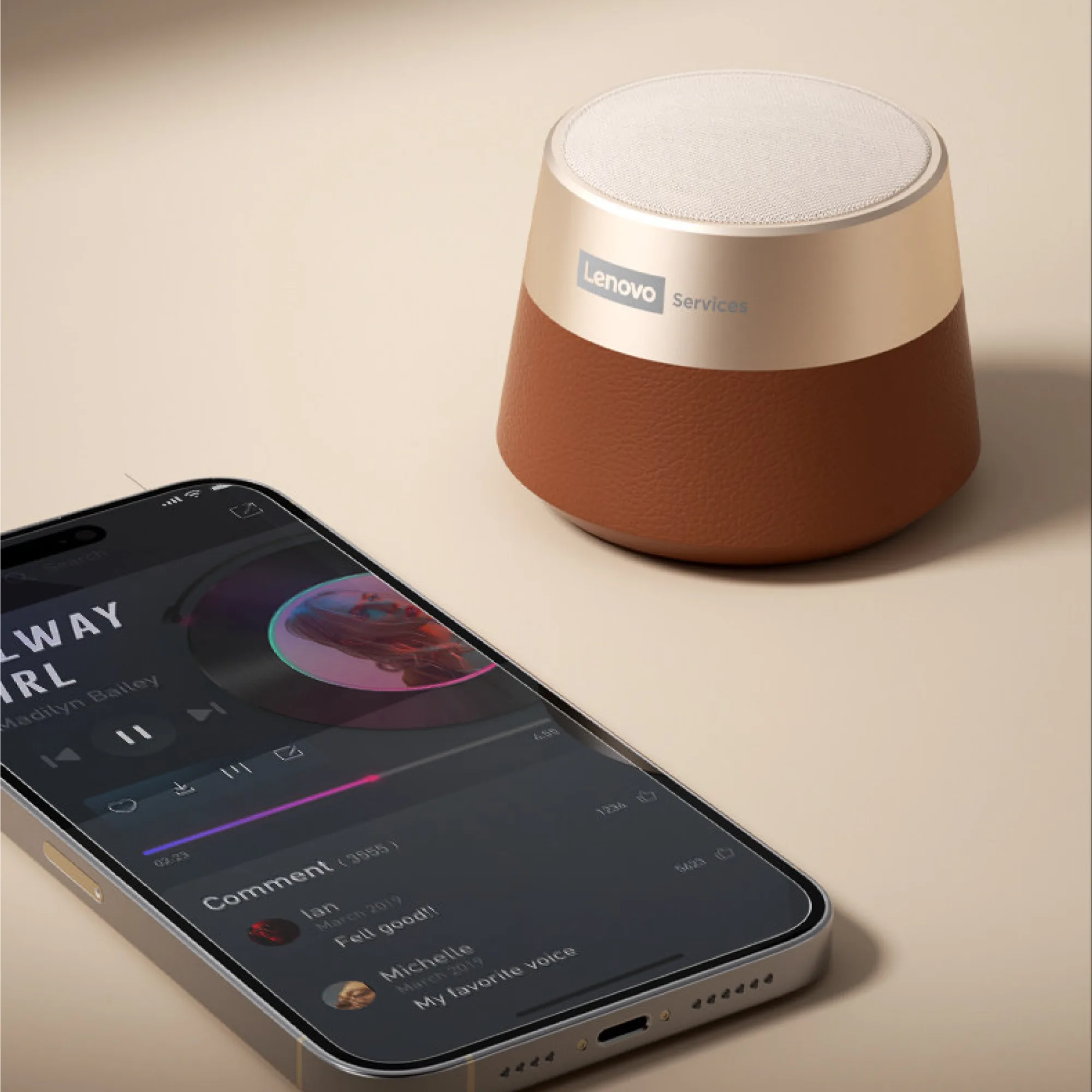Lenovo HD103 Mini Bluetooth Speaker thumbnail 8