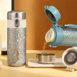 MIOK Pure Titanium Insulated Tumbler with Magnetic Lid, 350ml and 450ml thumbnail 3