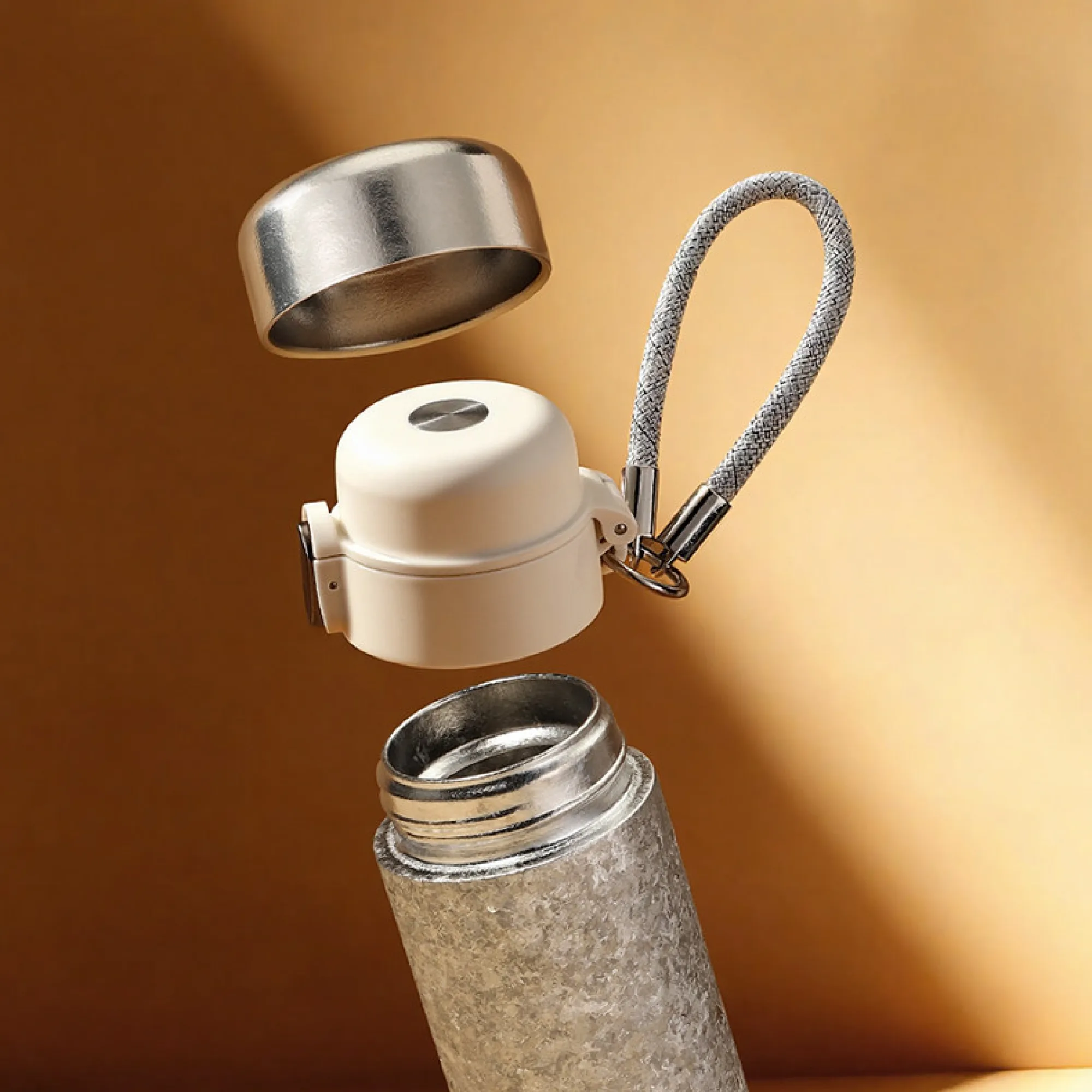 MIOK Pure Titanium Insulated Tumbler with Magnetic Lid, 350ml and 450ml thumbnail 5