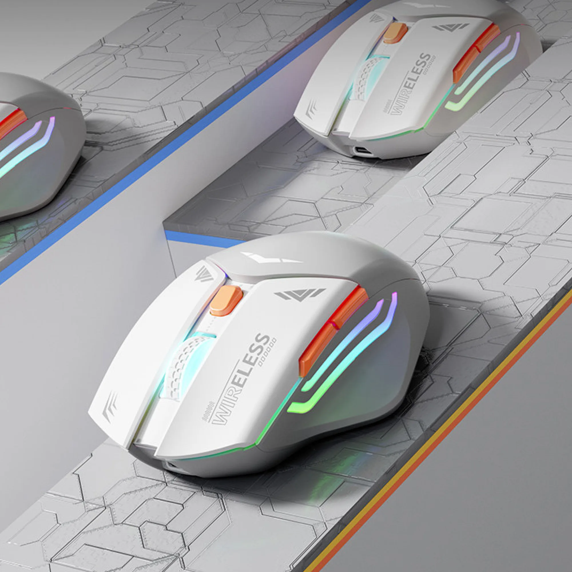 Wireless Gaming Mouse with 2.4G and Bluetooth Connectivity thumbnail 2