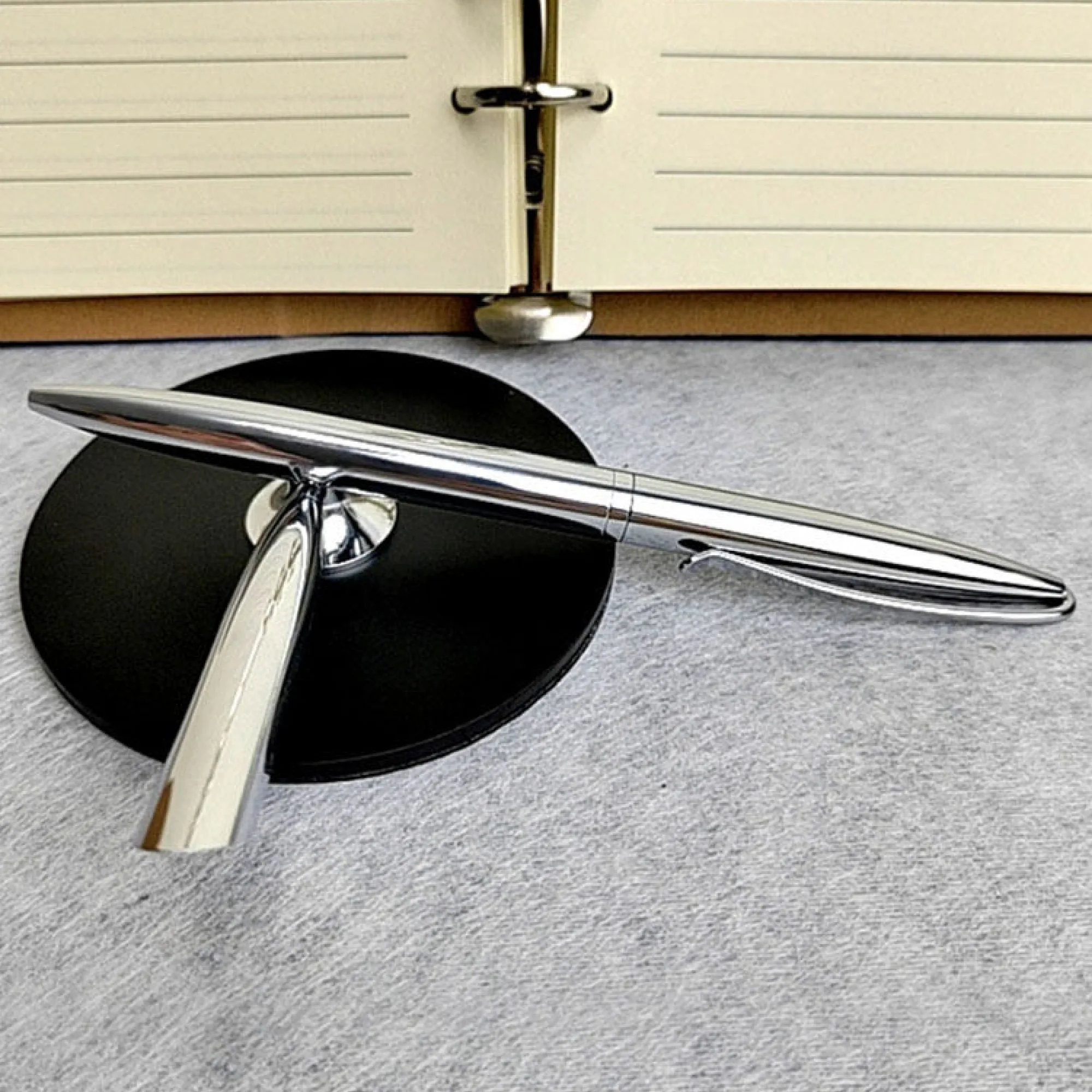 Rotary Ballpoint/Signature Pen with Pen Holder Base thumbnail 4